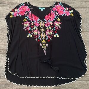 Women’s medium embroidered shirt